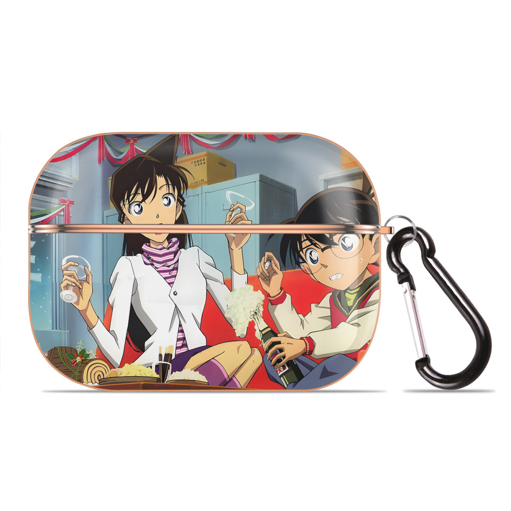 （画像用） 名探偵コナン Detective Conan 【AirPods Pro用】ハードシェル保護ケース｜耐衝撃・防指紋・カラビナ付き商品仕様
