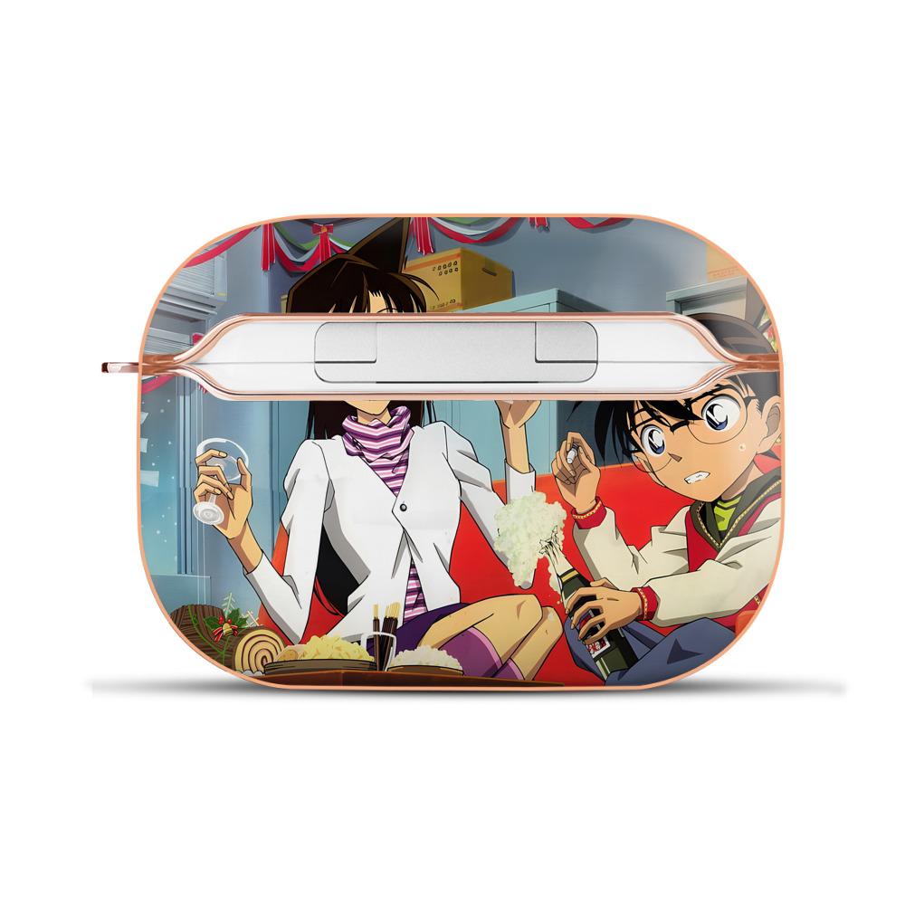 （画像用） 名探偵コナン Detective Conan 【AirPods Pro用】ハードシェル保護ケース｜耐衝撃・防指紋・カラビナ付き商品仕様