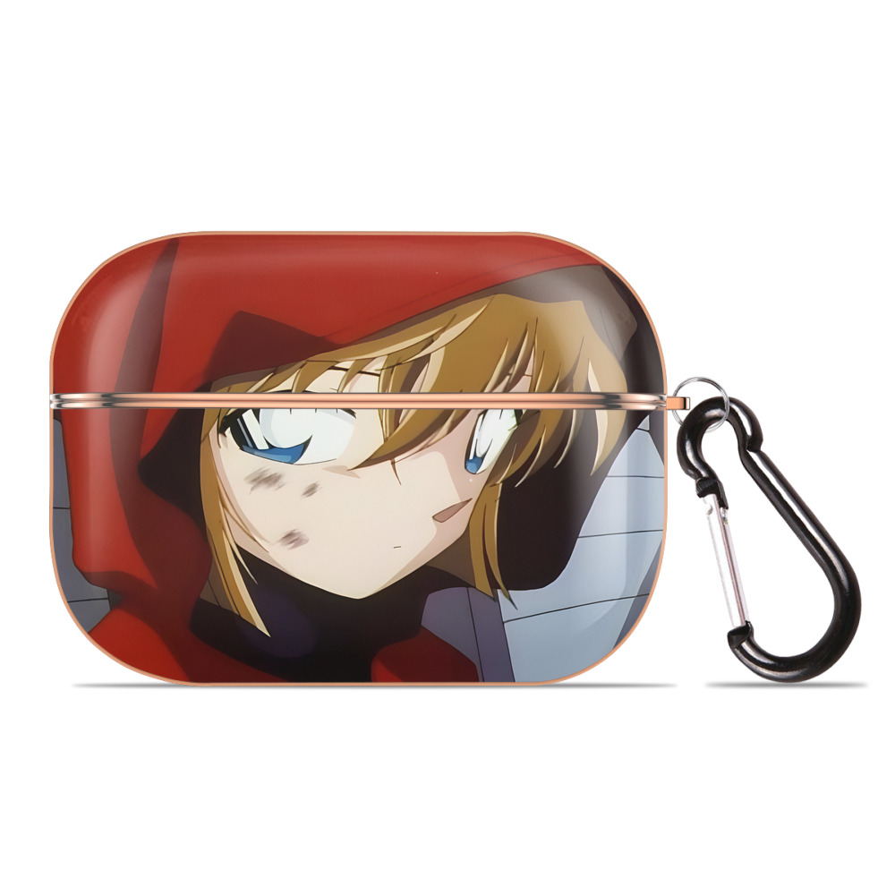 （画像用） 名探偵コナン Detective Conan 【AirPods Pro用】ハードシェル保護ケース｜耐衝撃・防指紋・カラビナ付き商品仕様