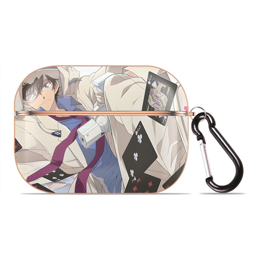 （画像用） 名探偵コナン Detective Conan 【AirPods Pro用】ハードシェル保護ケース｜耐衝撃・防指紋・カラビナ付き商品仕様