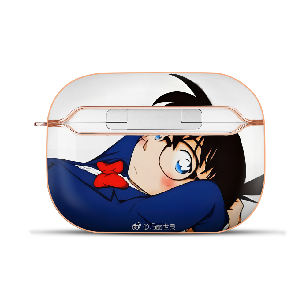 （画像用） 名探偵コナン Detective Conan 【AirPods Pro用】ハードシェル保護ケース｜耐衝撃・防指紋・カラビナ付き商品仕様