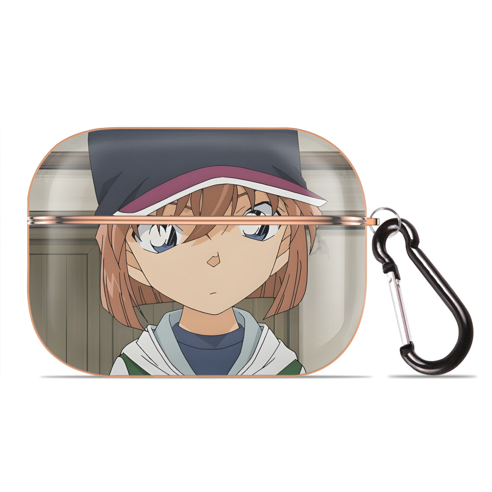 （画像用） 名探偵コナン Detective Conan 【AirPods Pro用】ハードシェル保護ケース｜耐衝撃・防指紋・カラビナ付き商品仕様