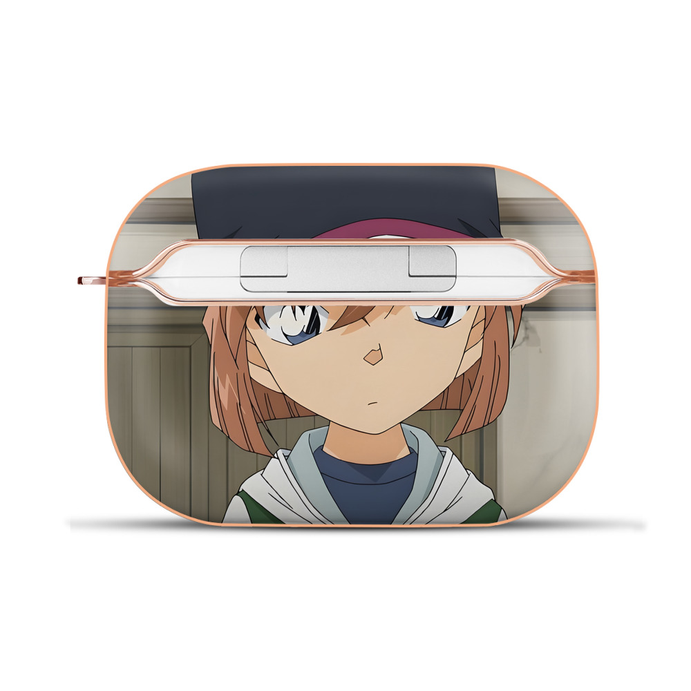 （画像用） 名探偵コナン Detective Conan 【AirPods Pro用】ハードシェル保護ケース｜耐衝撃・防指紋・カラビナ付き商品仕様