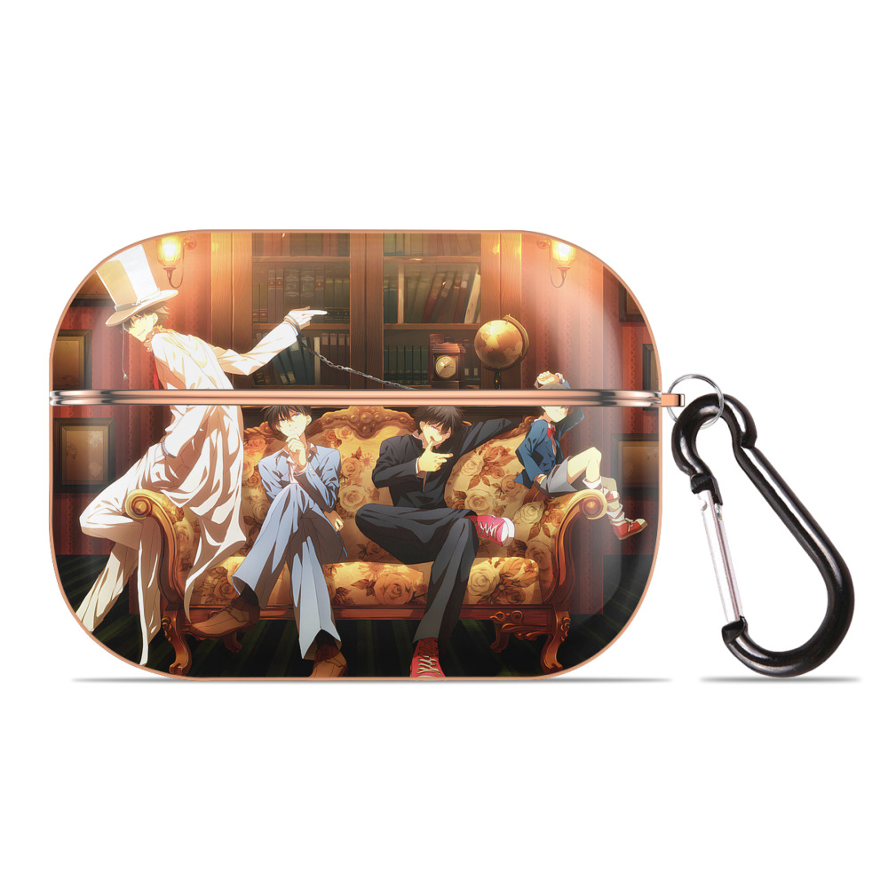 （画像用） 名探偵コナン Detective Conan 【AirPods Pro用】ハードシェル保護ケース｜耐衝撃・防指紋・カラビナ付き商品仕様
