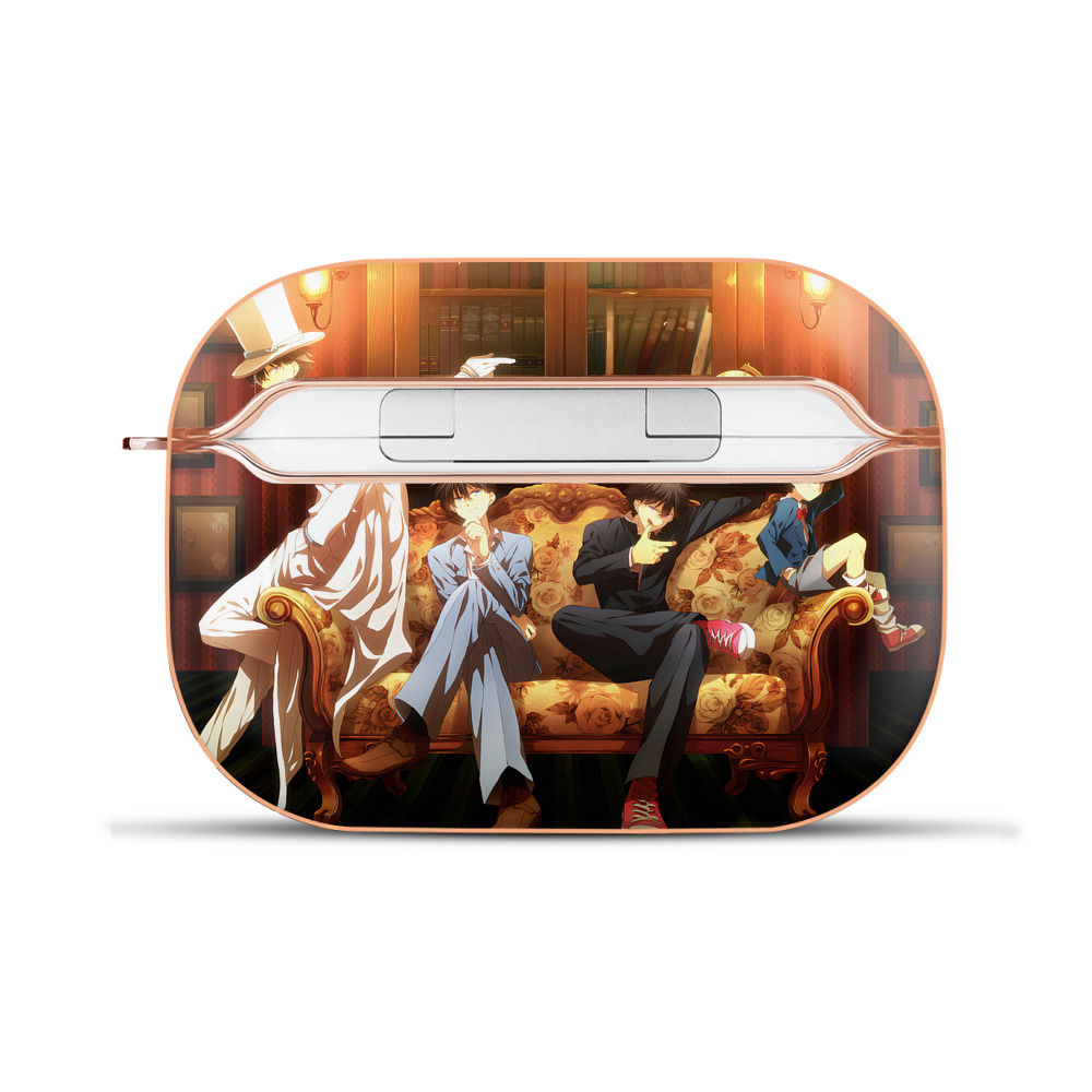 （画像用） 名探偵コナン Detective Conan 【AirPods Pro用】ハードシェル保護ケース｜耐衝撃・防指紋・カラビナ付き商品仕様
