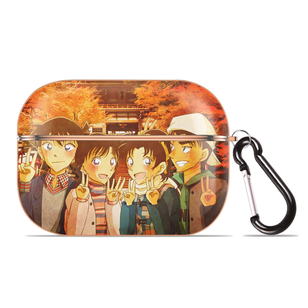 （画像用） 名探偵コナン Detective Conan 【AirPods Pro用】ハードシェル保護ケース｜耐衝撃・防指紋・カラビナ付き商品仕様
