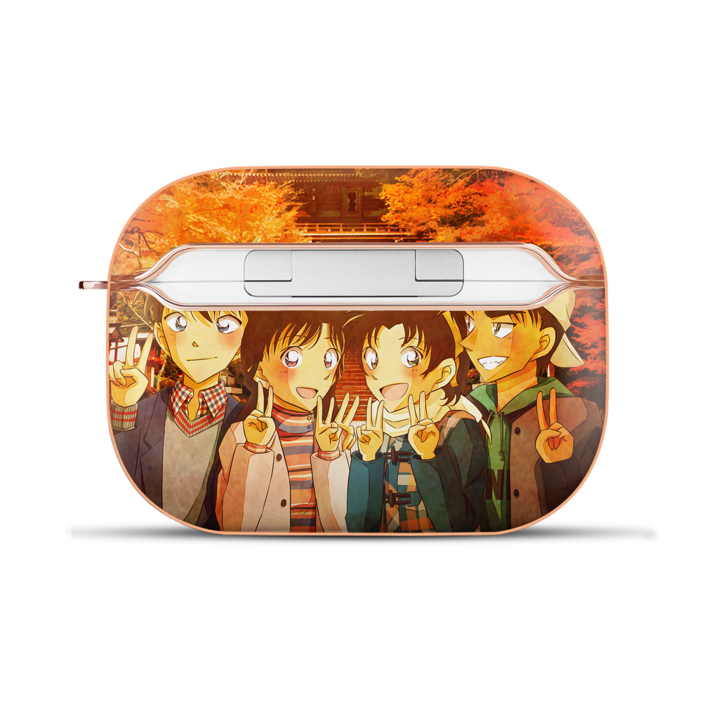 （画像用） 名探偵コナン Detective Conan 【AirPods Pro用】ハードシェル保護ケース｜耐衝撃・防指紋・カラビナ付き商品仕様