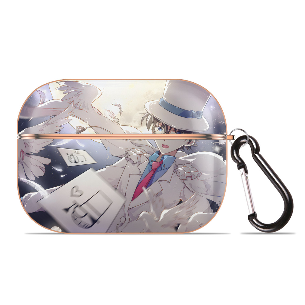 （画像用） 名探偵コナン Detective Conan 【AirPods Pro用】ハードシェル保護ケース｜耐衝撃・防指紋・カラビナ付き商品仕様