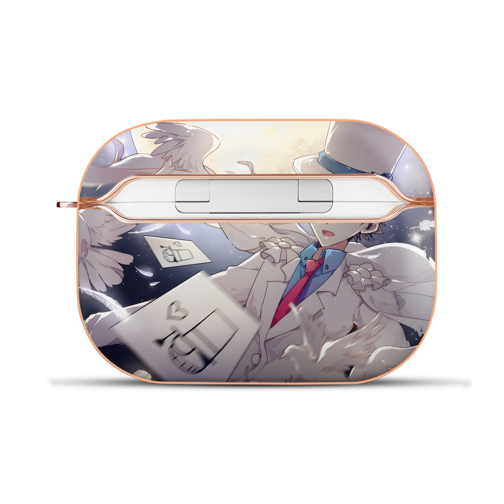 （画像用） 名探偵コナン Detective Conan 【AirPods Pro用】ハードシェル保護ケース｜耐衝撃・防指紋・カラビナ付き商品仕様
