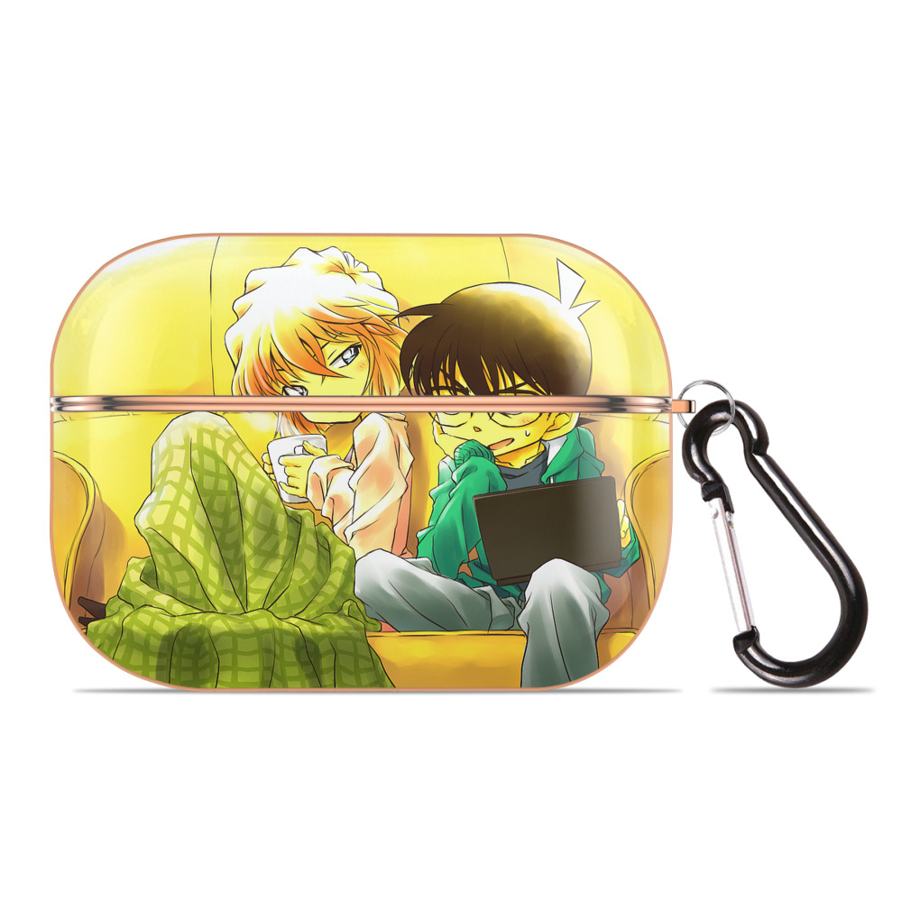 （画像用） 名探偵コナン Detective Conan 【AirPods Pro用】ハードシェル保護ケース｜耐衝撃・防指紋・カラビナ付き商品仕様
