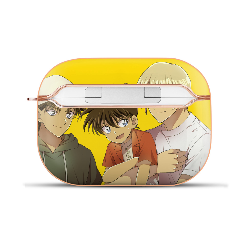 （画像用） 名探偵コナン Detective Conan 【AirPods Pro用】ハードシェル保護ケース｜耐衝撃・防指紋・カラビナ付き商品仕様