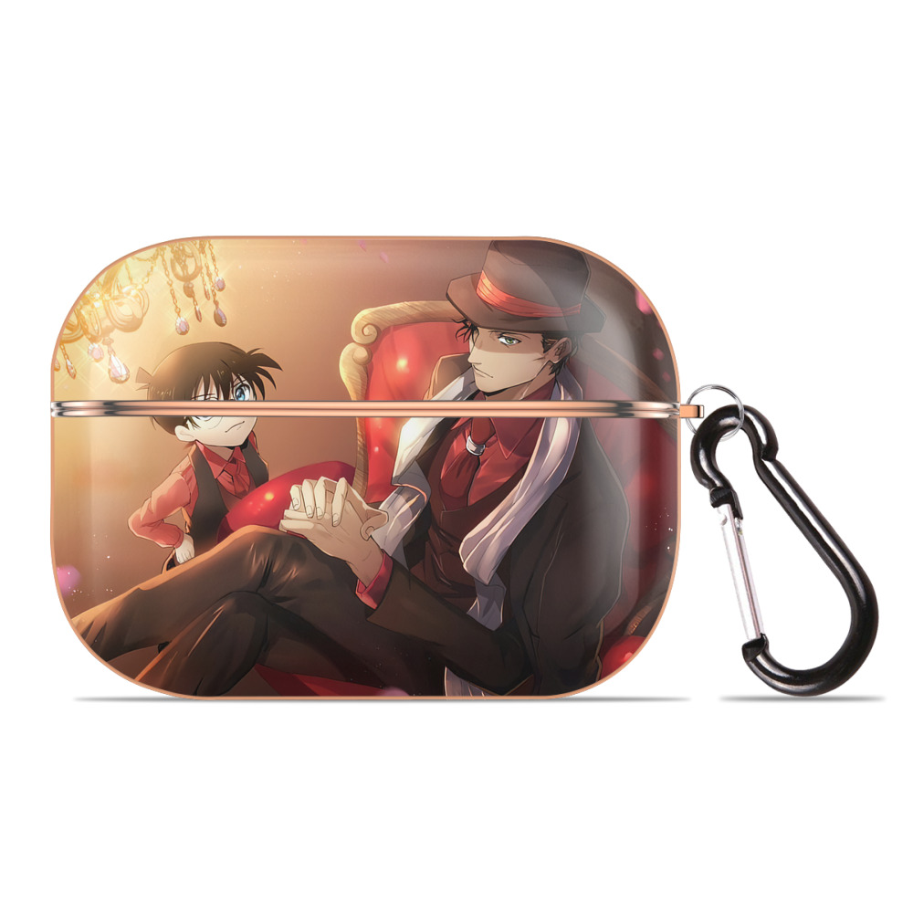 （画像用） 名探偵コナン Detective Conan 【AirPods Pro用】ハードシェル保護ケース｜耐衝撃・防指紋・カラビナ付き商品仕様
