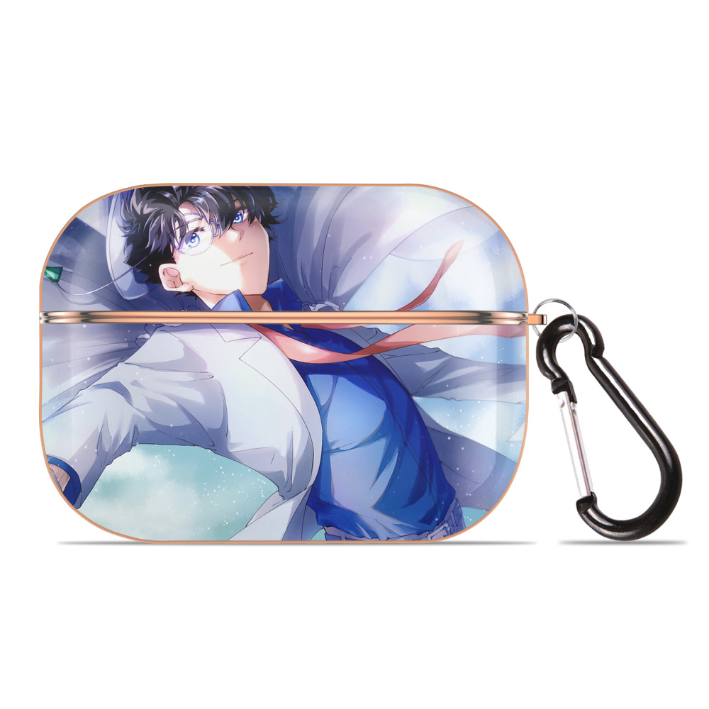 （画像用） 名探偵コナン Detective Conan 【AirPods Pro用】ハードシェル保護ケース｜耐衝撃・防指紋・カラビナ付き商品仕様