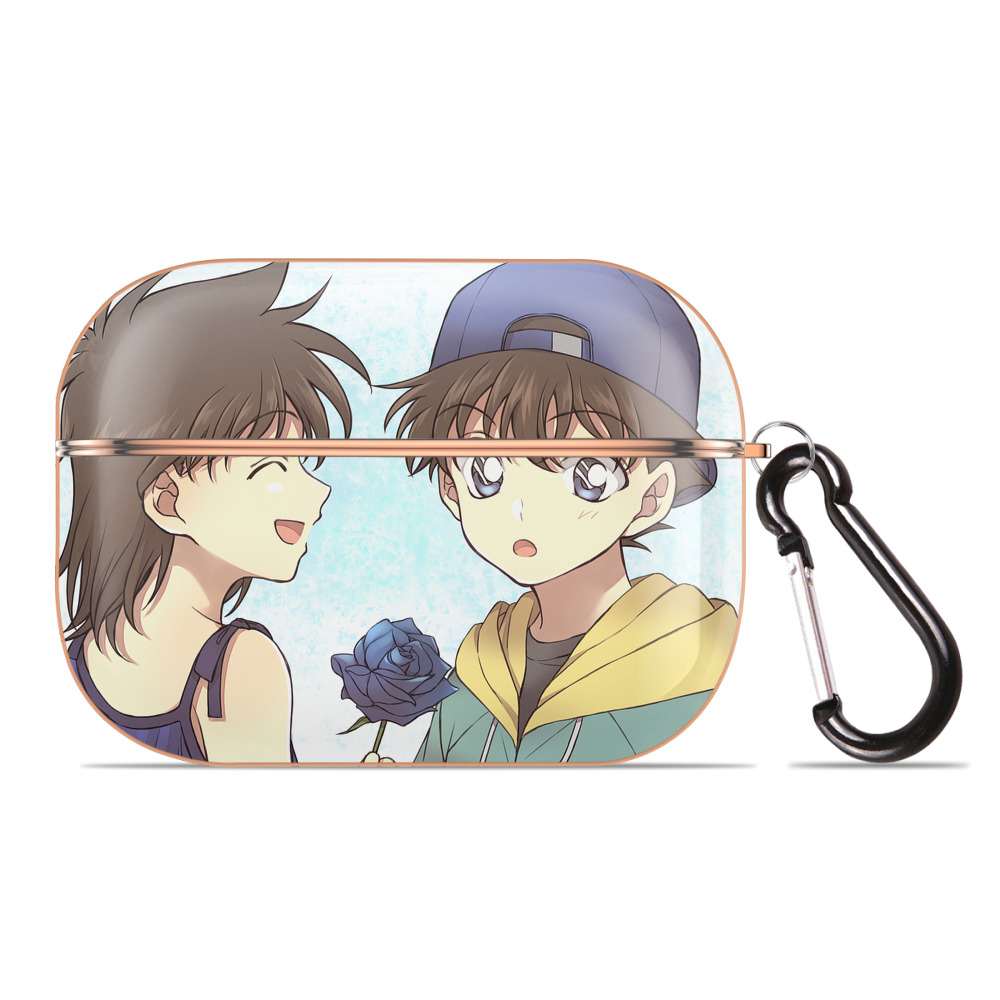 （画像用） 名探偵コナン Detective Conan 【AirPods Pro用】ハードシェル保護ケース｜耐衝撃・防指紋・カラビナ付き商品仕様