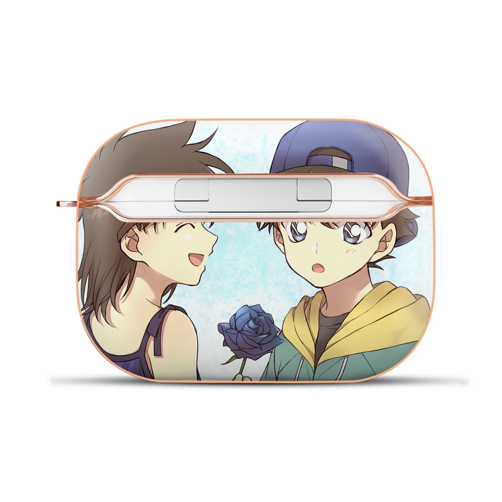 （画像用） 名探偵コナン Detective Conan 【AirPods Pro用】ハードシェル保護ケース｜耐衝撃・防指紋・カラビナ付き商品仕様