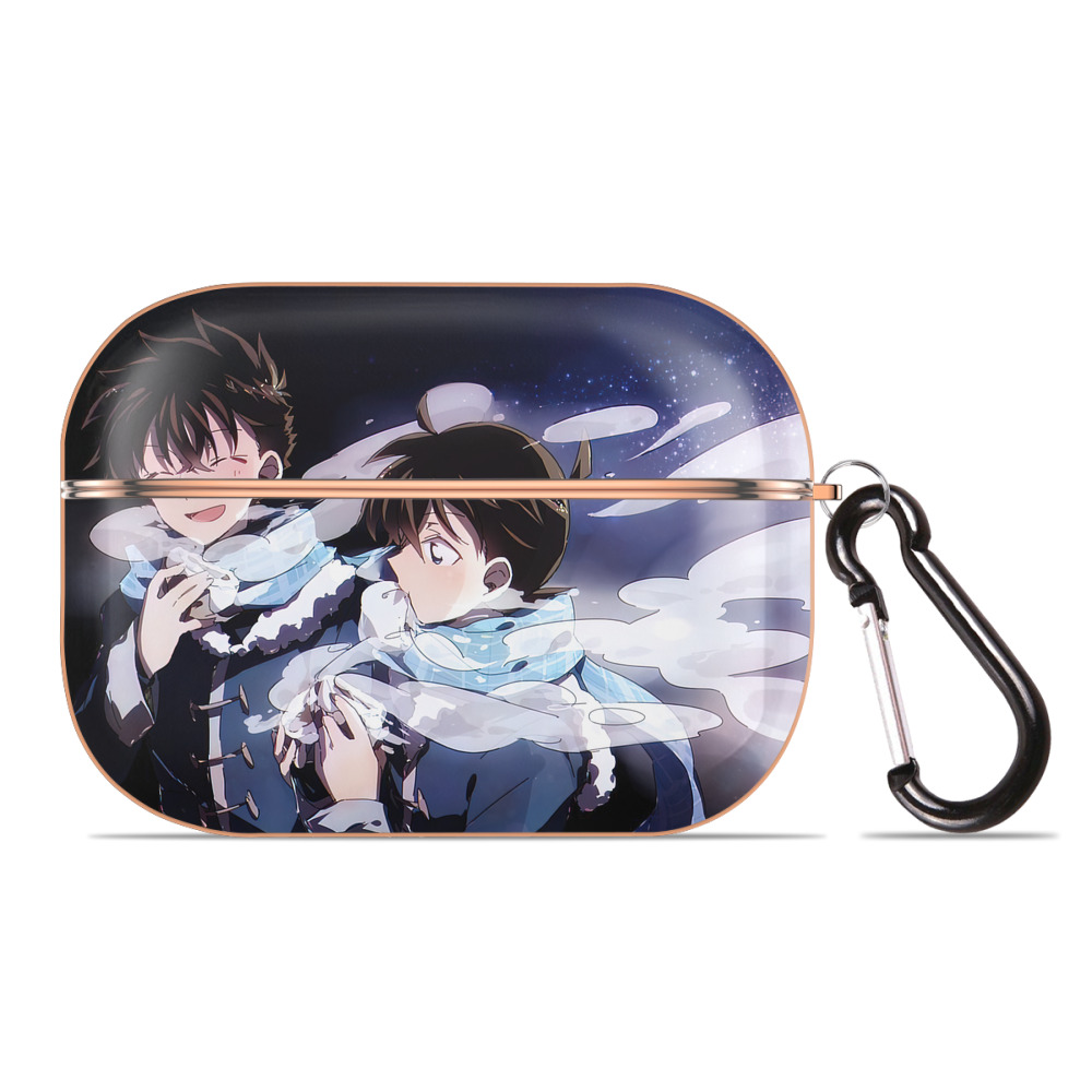 （画像用） 名探偵コナン Detective Conan 【AirPods Pro用】ハードシェル保護ケース｜耐衝撃・防指紋・カラビナ付き商品仕様