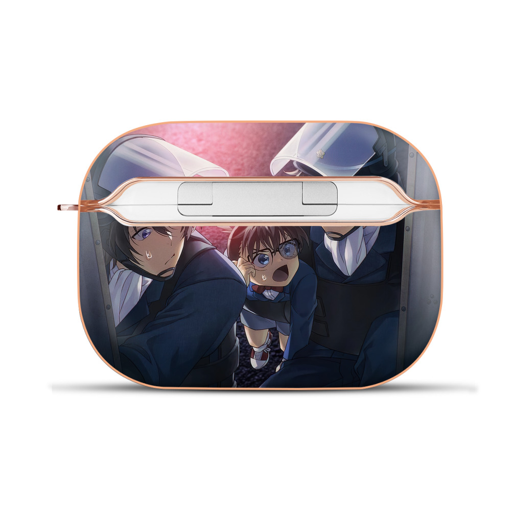 （画像用） 名探偵コナン Detective Conan 【AirPods Pro用】ハードシェル保護ケース｜耐衝撃・防指紋・カラビナ付き商品仕様