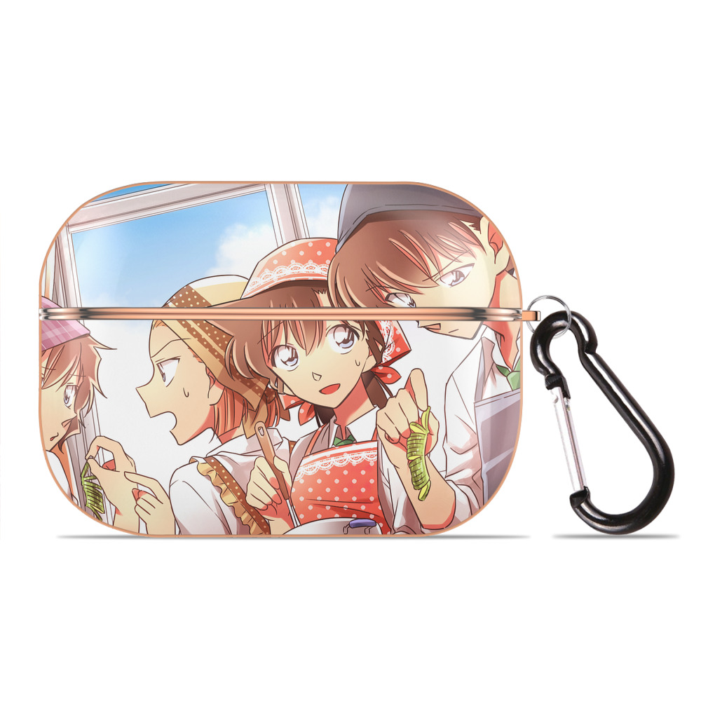 （画像用） 名探偵コナン Detective Conan 【AirPods Pro用】ハードシェル保護ケース｜耐衝撃・防指紋・カラビナ付き商品仕様