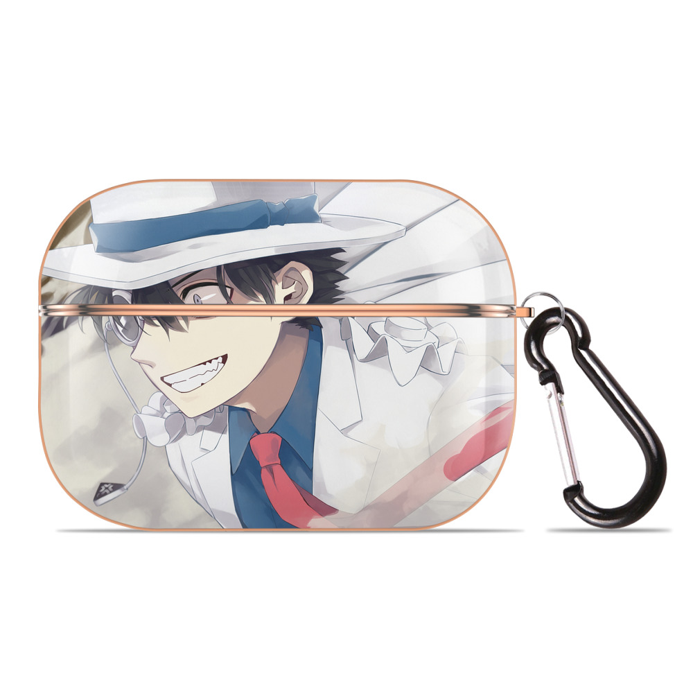 （画像用） 名探偵コナン Detective Conan 【AirPods Pro用】ハードシェル保護ケース｜耐衝撃・防指紋・カラビナ付き商品仕様