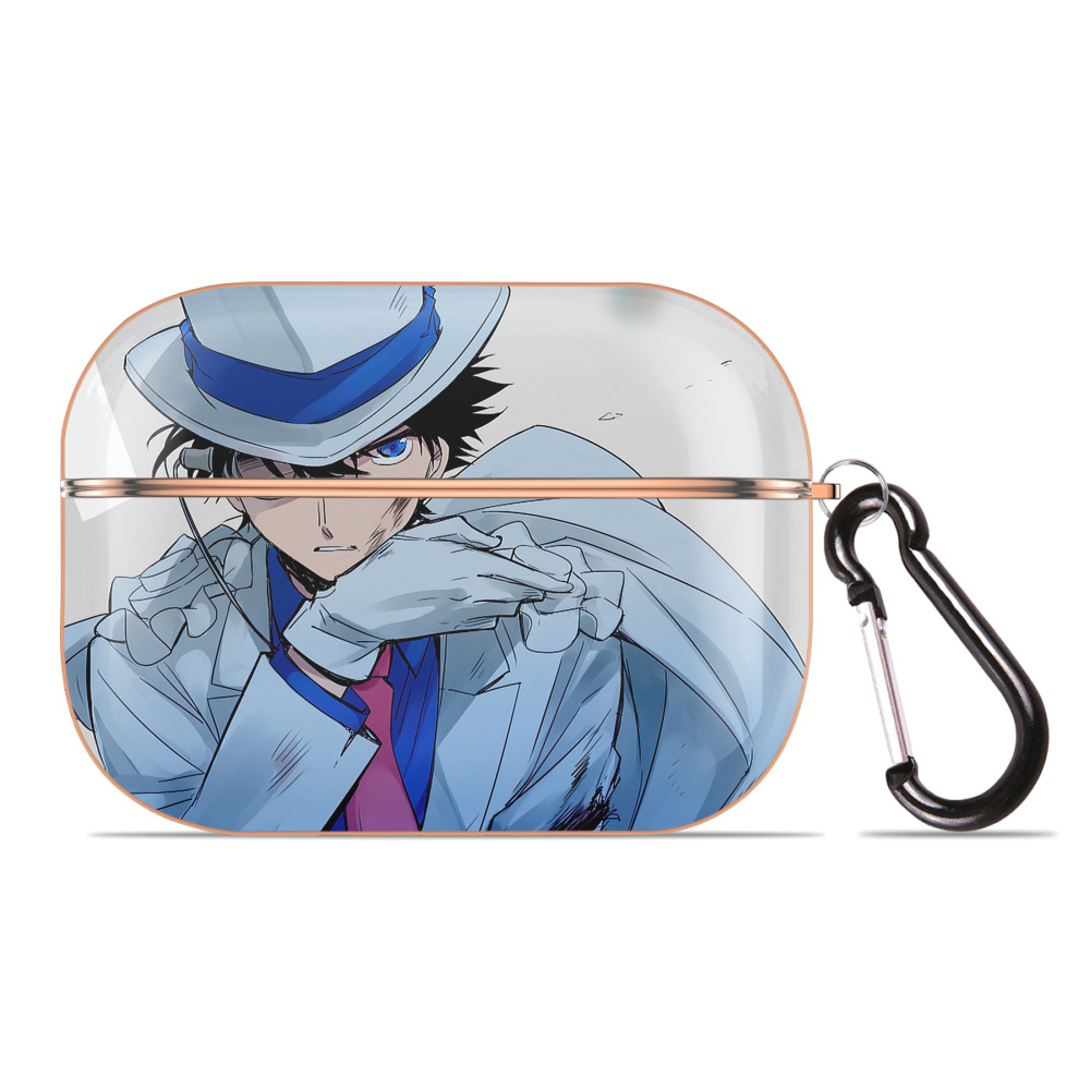 （画像用） 名探偵コナン Detective Conan 【AirPods Pro用】ハードシェル保護ケース｜耐衝撃・防指紋・カラビナ付き商品仕様