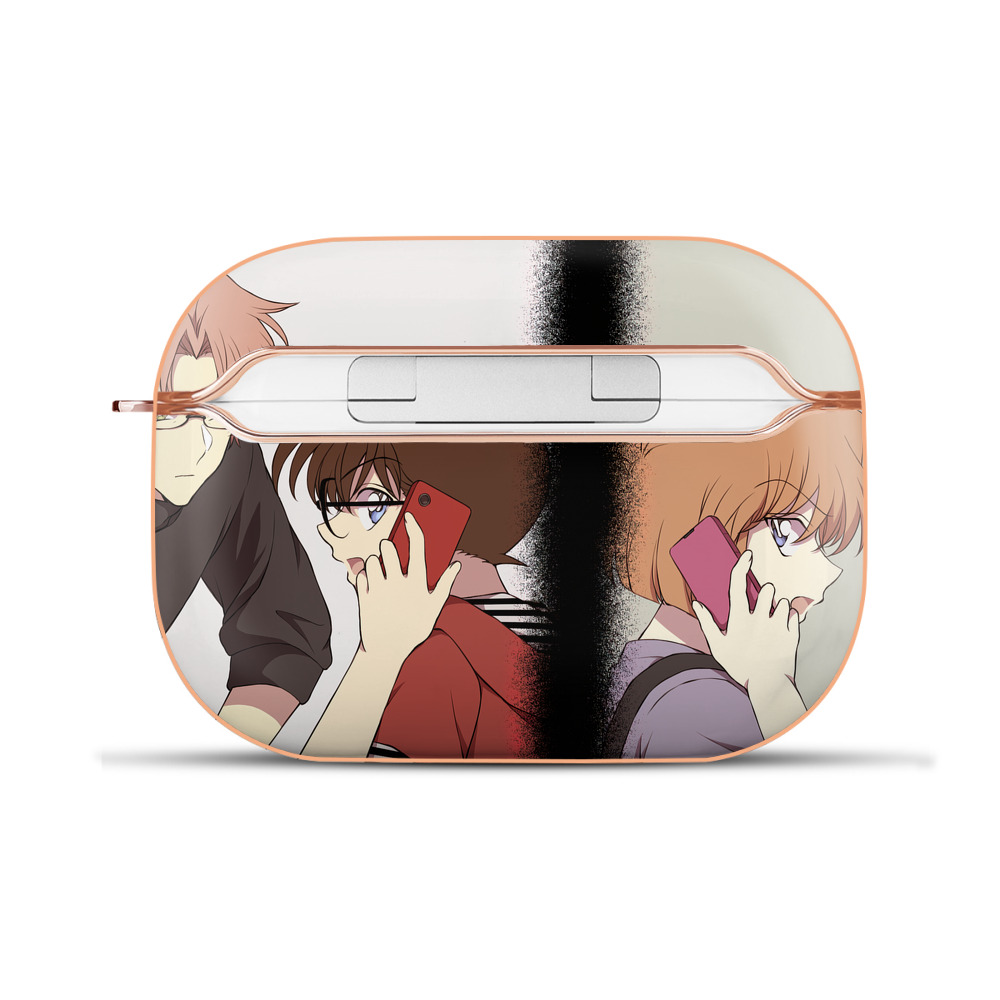 （画像用） 名探偵コナン Detective Conan 【AirPods Pro用】ハードシェル保護ケース｜耐衝撃・防指紋・カラビナ付き商品仕様