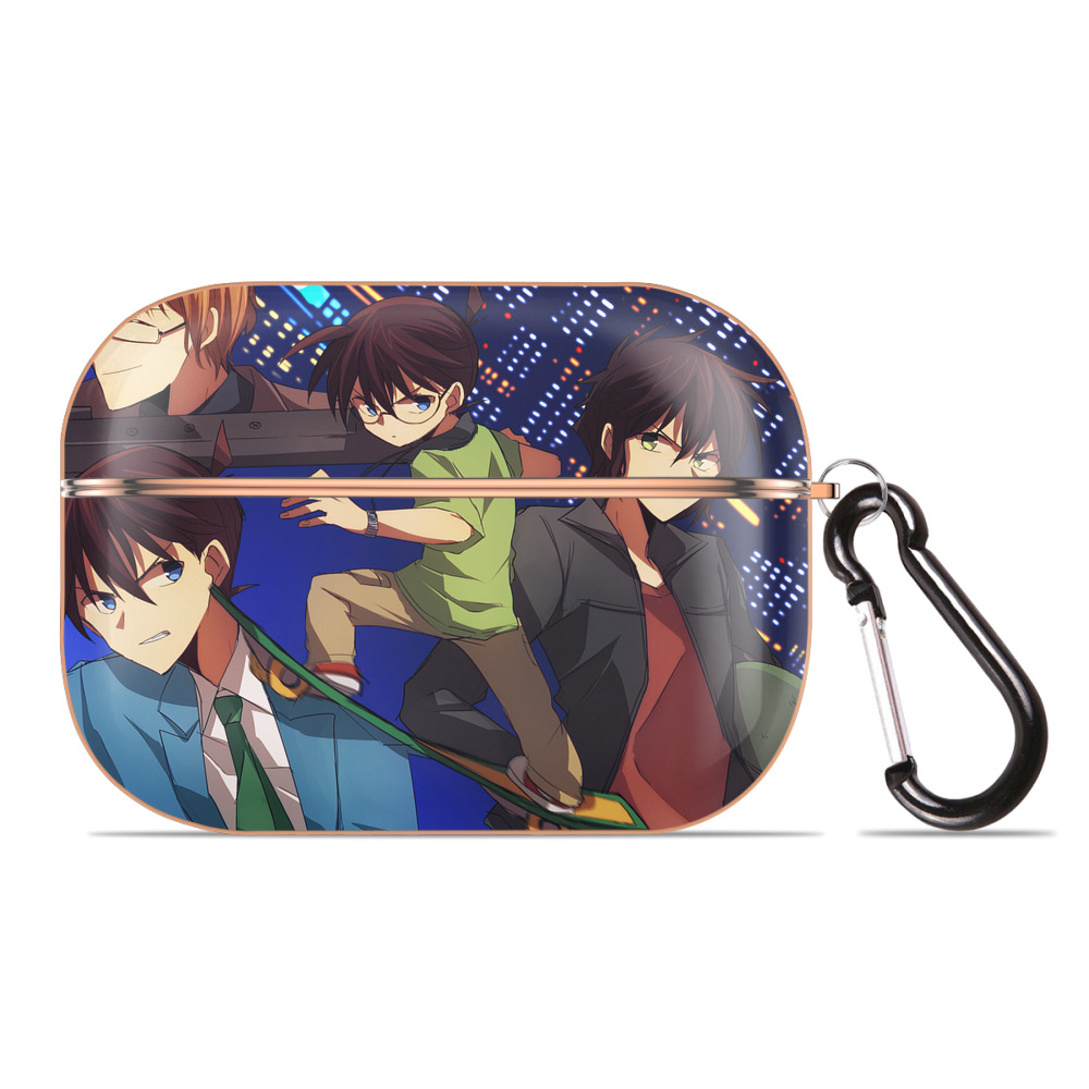 （画像用） 名探偵コナン Detective Conan 【AirPods Pro用】ハードシェル保護ケース｜耐衝撃・防指紋・カラビナ付き商品仕様