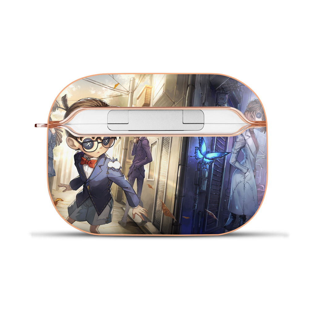 （画像用） 名探偵コナン Detective Conan 【AirPods Pro用】ハードシェル保護ケース｜耐衝撃・防指紋・カラビナ付き商品仕様