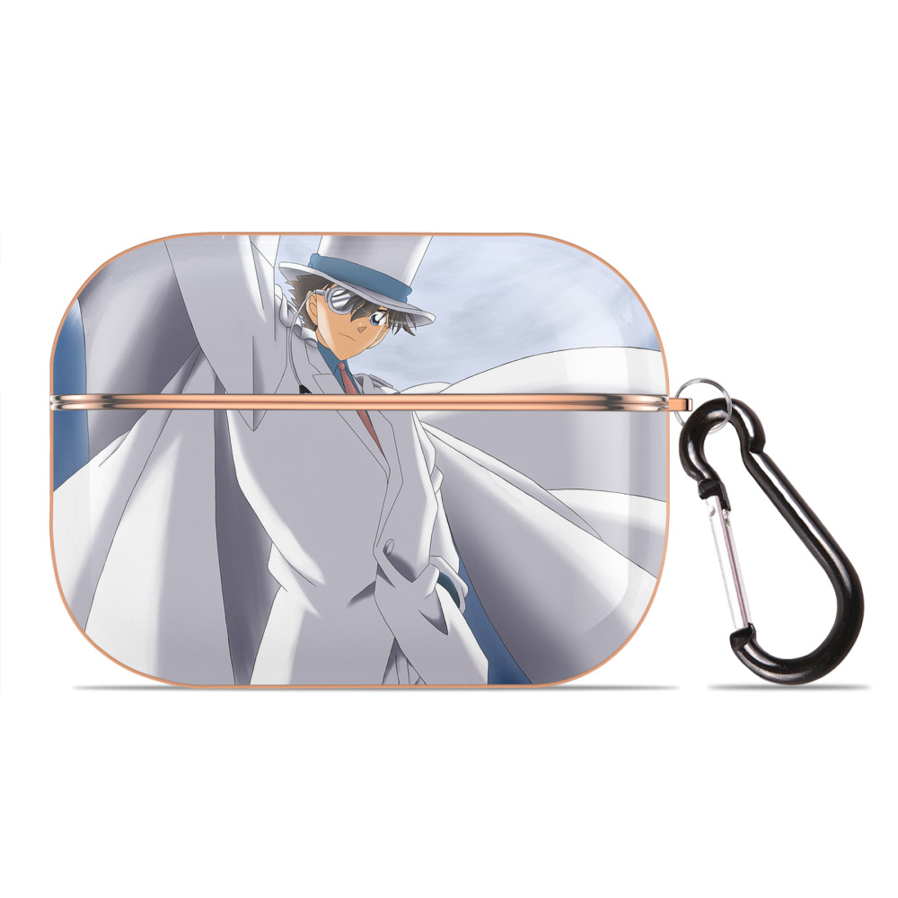 （画像用） 名探偵コナン Detective Conan 【AirPods Pro用】ハードシェル保護ケース｜耐衝撃・防指紋・カラビナ付き商品仕様