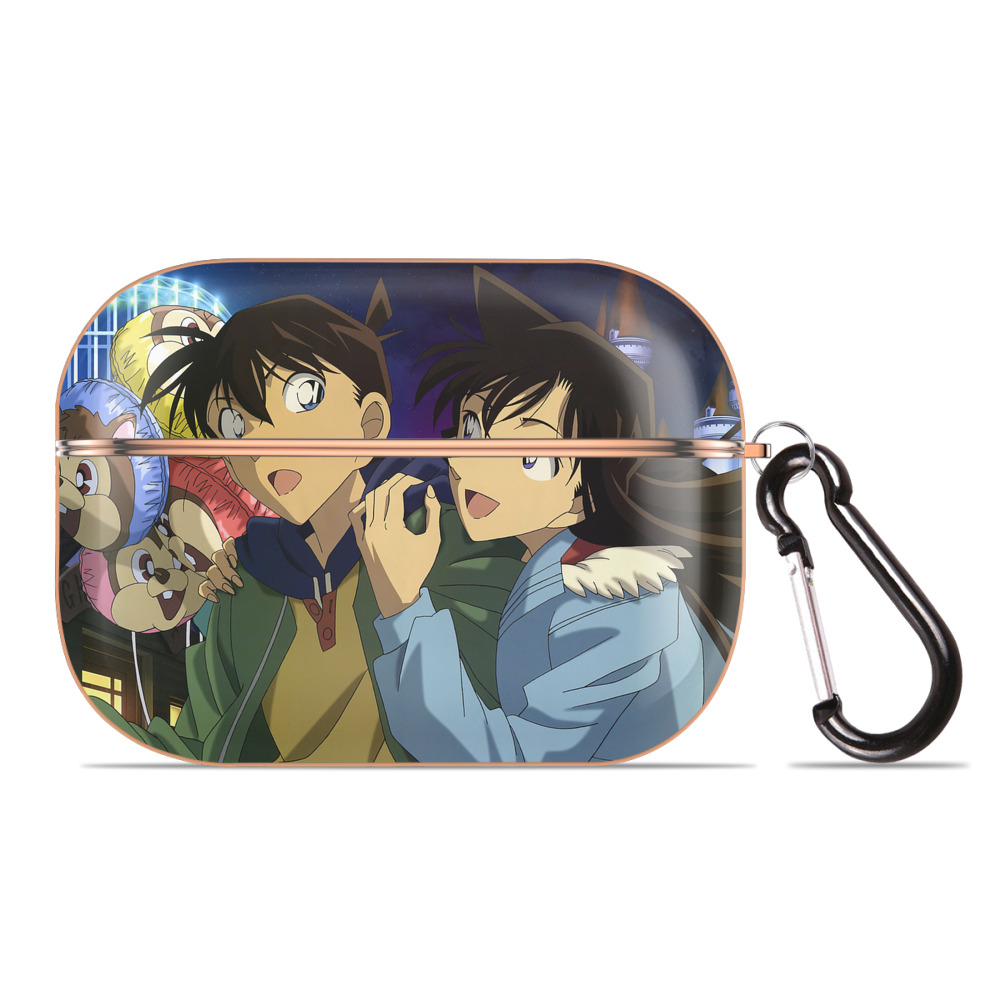 （画像用） 名探偵コナン Detective Conan 【AirPods Pro用】ハードシェル保護ケース｜耐衝撃・防指紋・カラビナ付き商品仕様