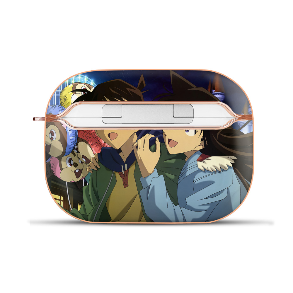 （画像用） 名探偵コナン Detective Conan 【AirPods Pro用】ハードシェル保護ケース｜耐衝撃・防指紋・カラビナ付き商品仕様