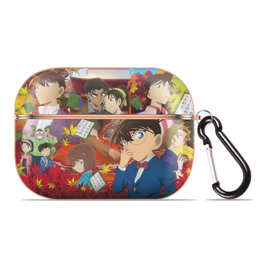 （画像用） 名探偵コナン Detective Conan 【AirPods Pro用】ハードシェル保護ケース｜耐衝撃・防指紋・カラビナ付き商品仕様