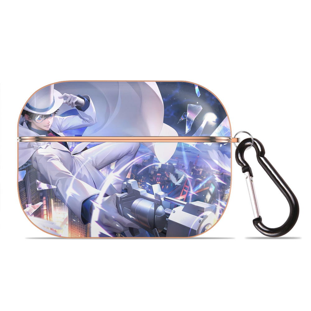 （画像用） 名探偵コナン Detective Conan 【AirPods Pro用】ハードシェル保護ケース｜耐衝撃・防指紋・カラビナ付き商品仕様