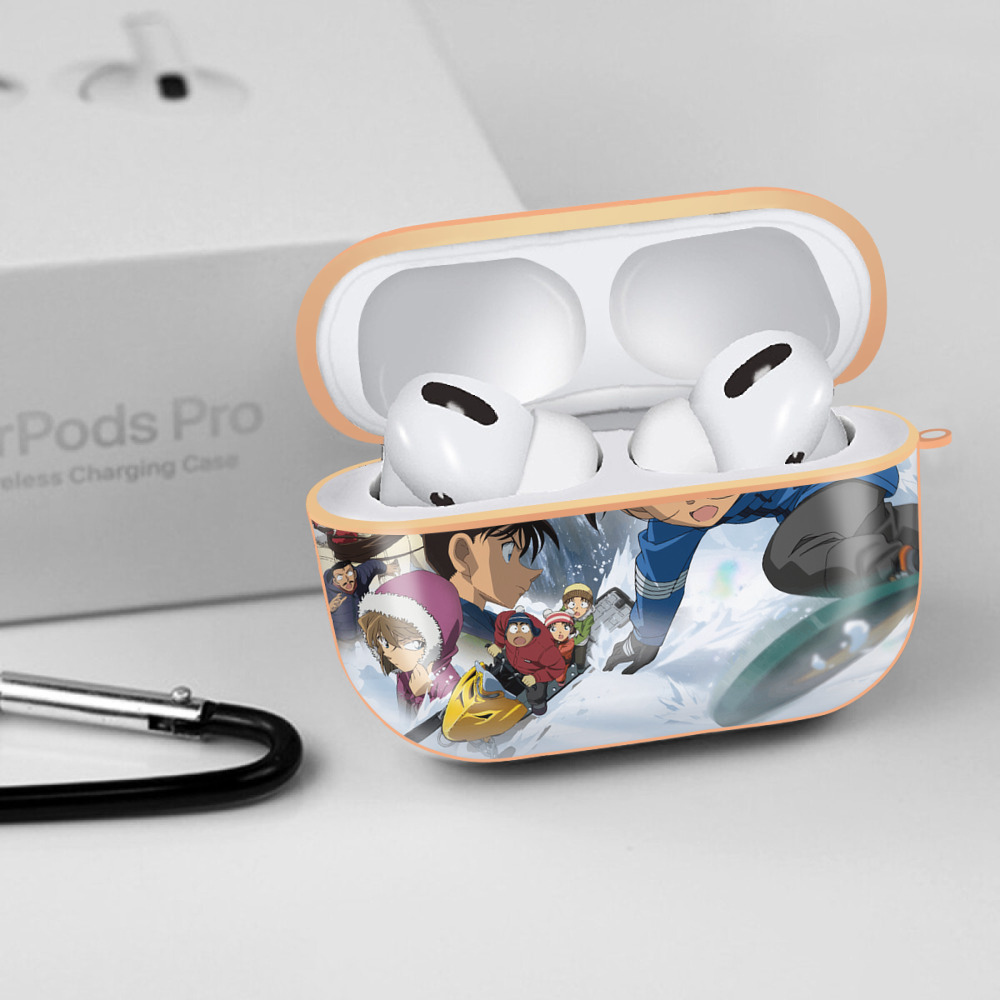 名探偵コナン Detective Conan 【AirPods Pro用】ハードシェル保護ケース｜耐衝撃・防指紋・カラビナ付き商品仕様