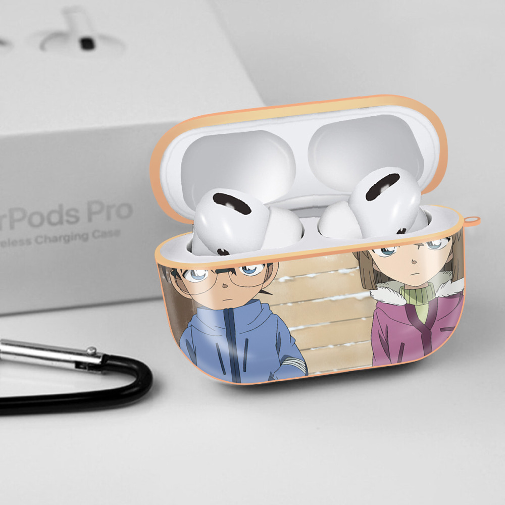名探偵コナン Detective Conan 【AirPods Pro用】ハードシェル保護ケース｜耐衝撃・防指紋・カラビナ付き商品仕様