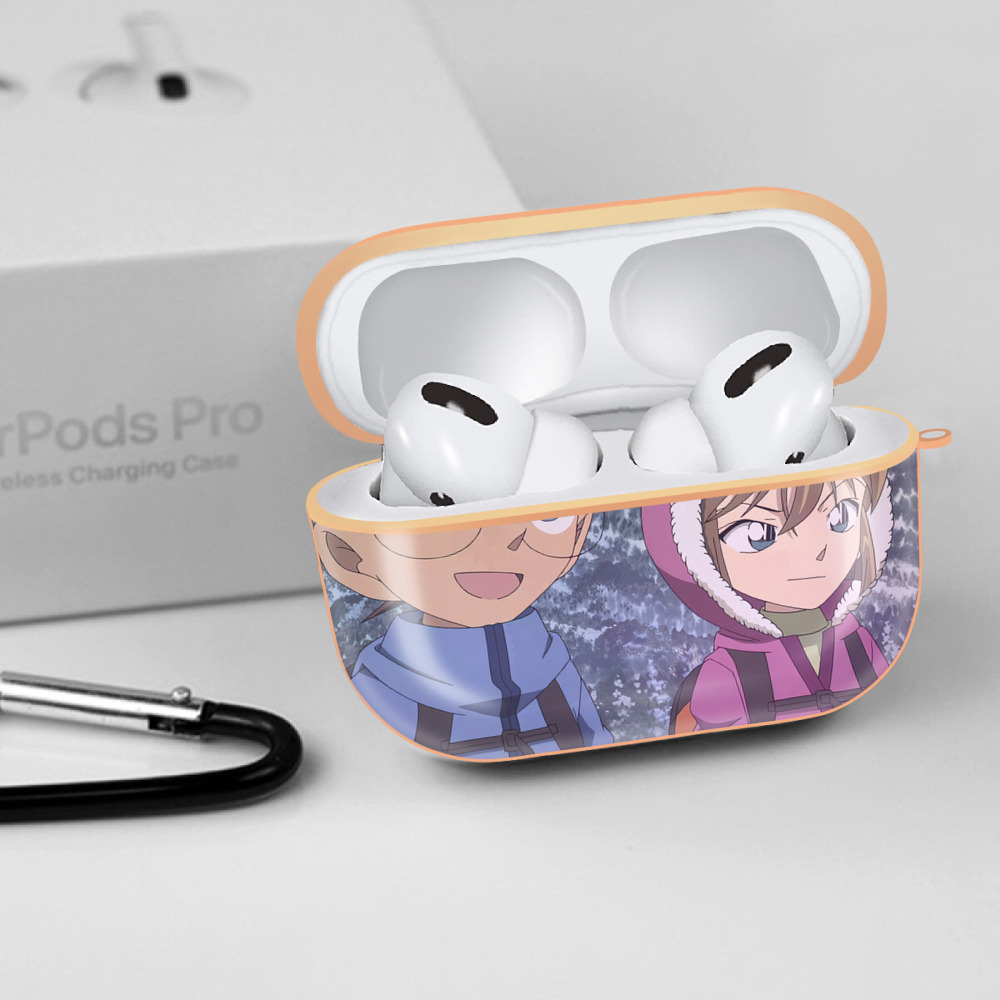 名探偵コナン Detective Conan 【AirPods Pro用】ハードシェル保護ケース｜耐衝撃・防指紋・カラビナ付き商品仕様