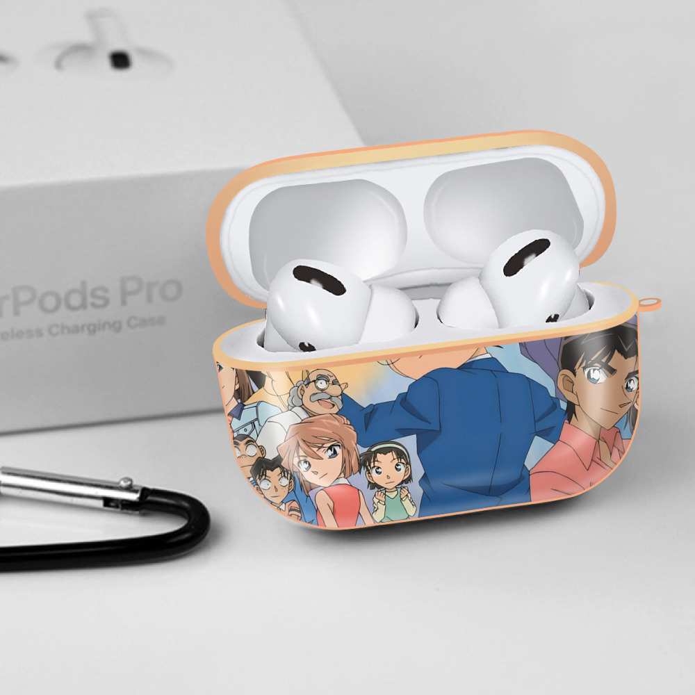 名探偵コナン Detective Conan 【AirPods Pro用】ハードシェル保護ケース｜耐衝撃・防指紋・カラビナ付き商品仕様