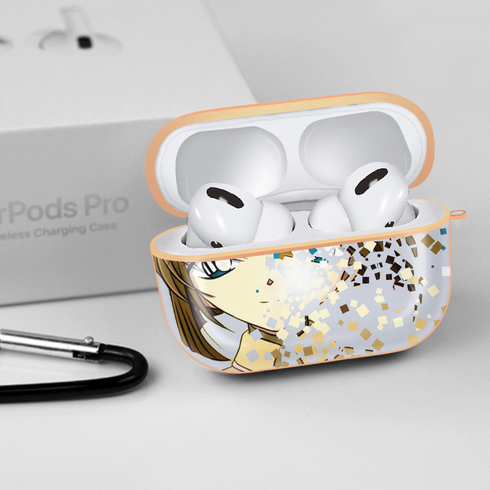 名探偵コナン Detective Conan 【AirPods Pro用】ハードシェル保護ケース｜耐衝撃・防指紋・カラビナ付き商品仕様