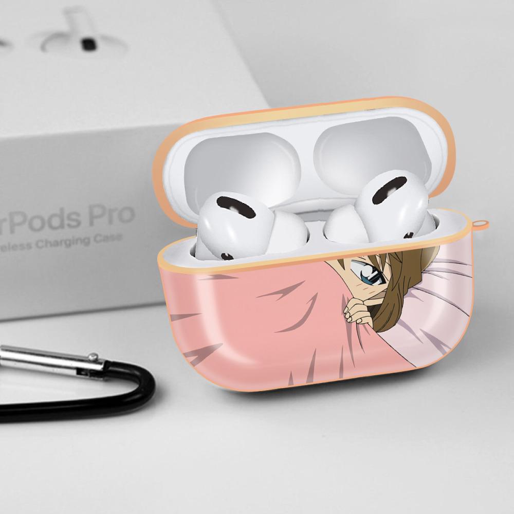 名探偵コナン Detective Conan 【AirPods Pro用】ハードシェル保護ケース｜耐衝撃・防指紋・カラビナ付き商品仕様