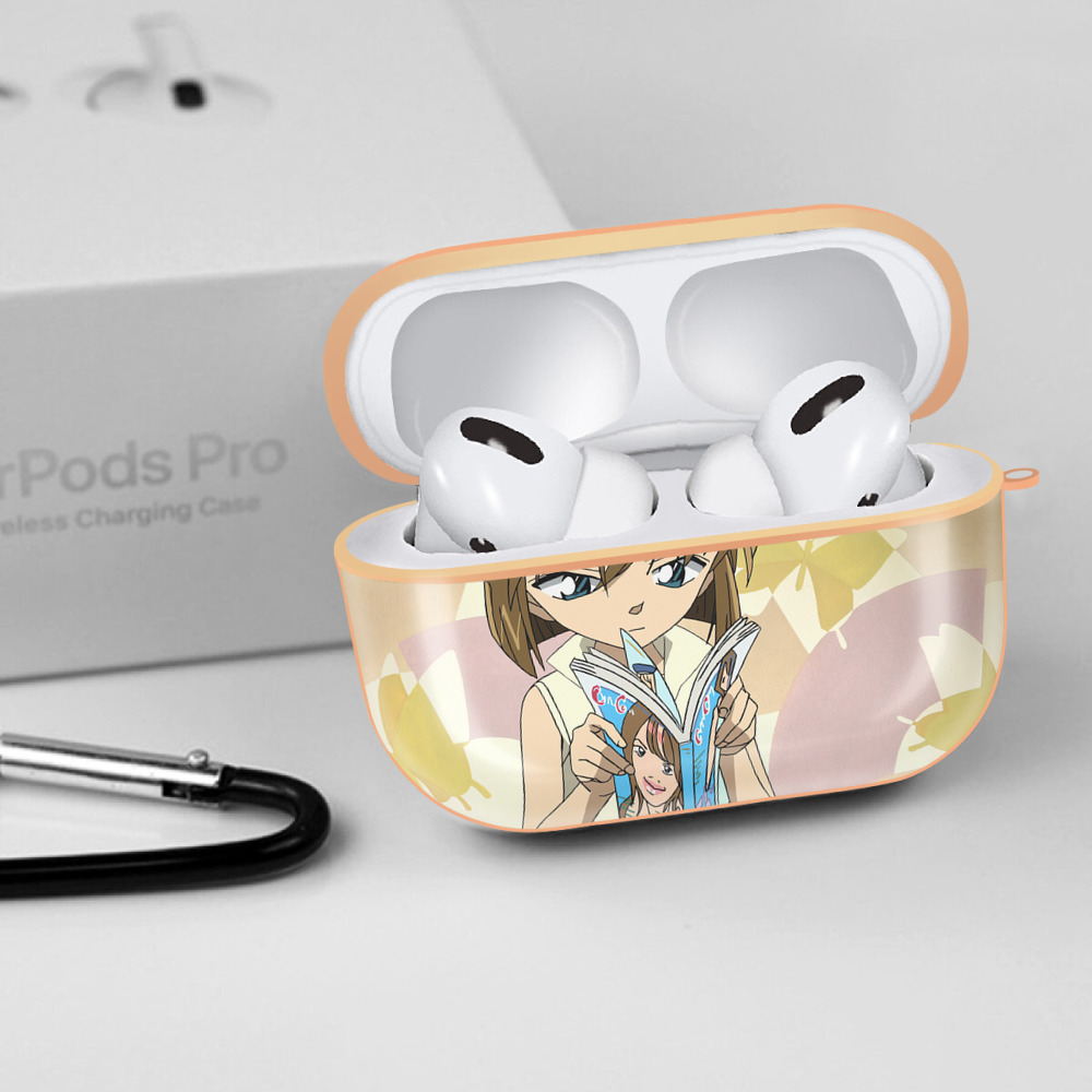 名探偵コナン Detective Conan 【AirPods Pro用】ハードシェル保護ケース｜耐衝撃・防指紋・カラビナ付き商品仕様