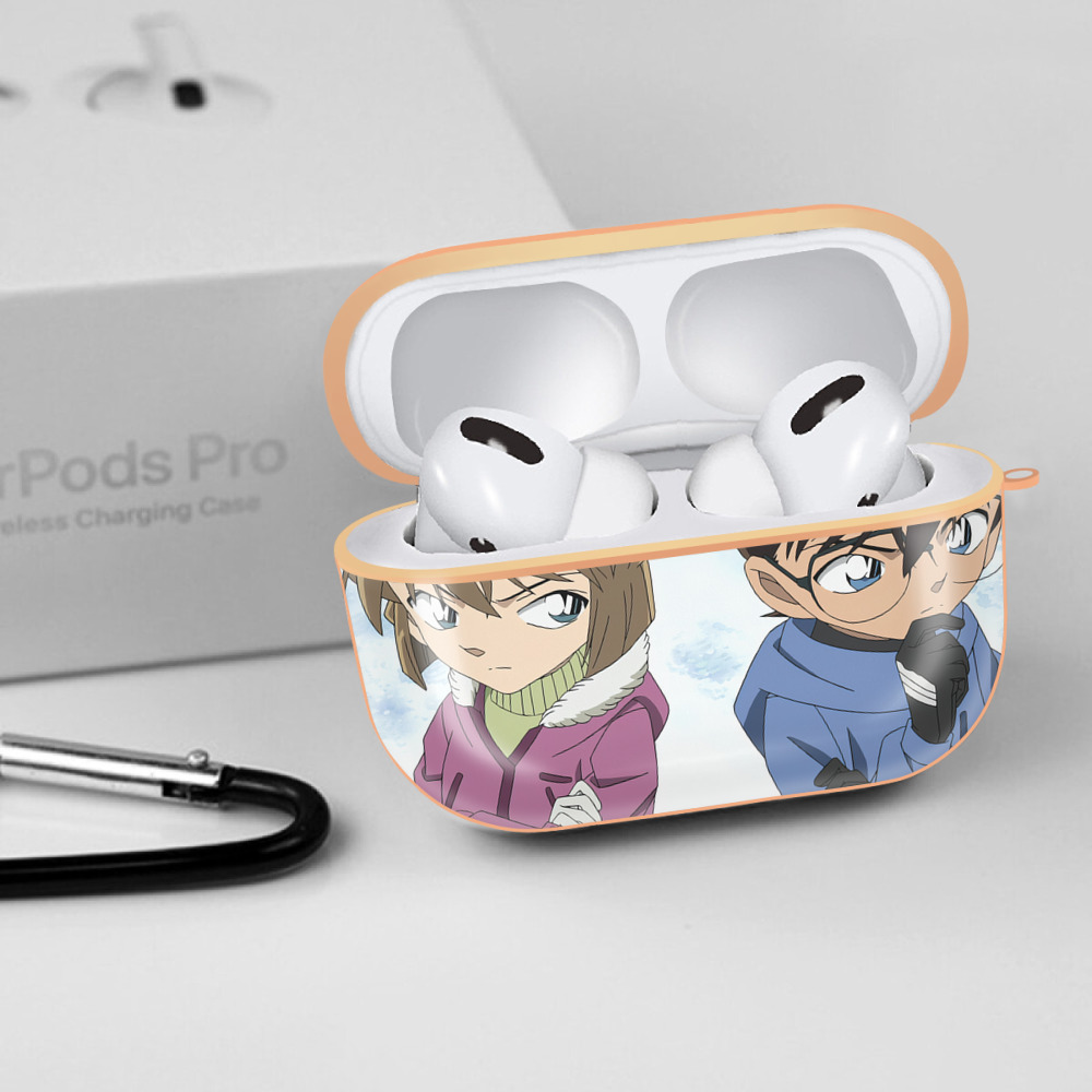 名探偵コナン Detective Conan 【AirPods Pro用】ハードシェル保護ケース｜耐衝撃・防指紋・カラビナ付き商品仕様