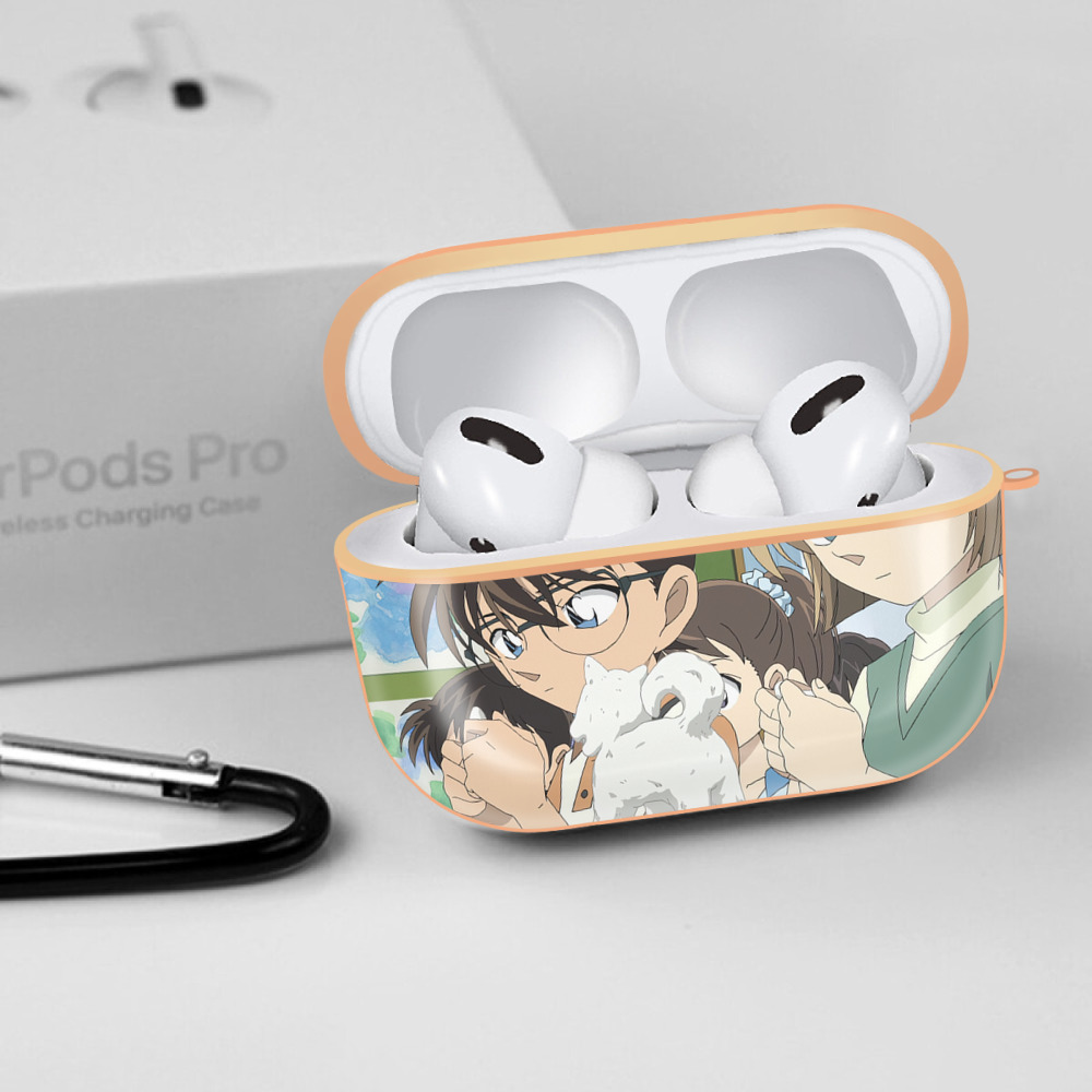 名探偵コナン Detective Conan 【AirPods Pro用】ハードシェル保護ケース｜耐衝撃・防指紋・カラビナ付き商品仕様