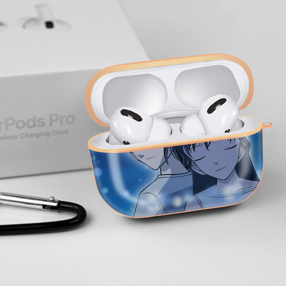 名探偵コナン Detective Conan 【AirPods Pro用】ハードシェル保護ケース｜耐衝撃・防指紋・カラビナ付き商品仕様