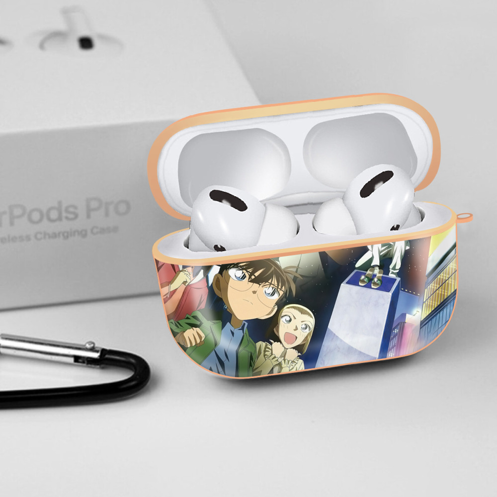 名探偵コナン Detective Conan 【AirPods Pro用】ハードシェル保護ケース｜耐衝撃・防指紋・カラビナ付き商品仕様