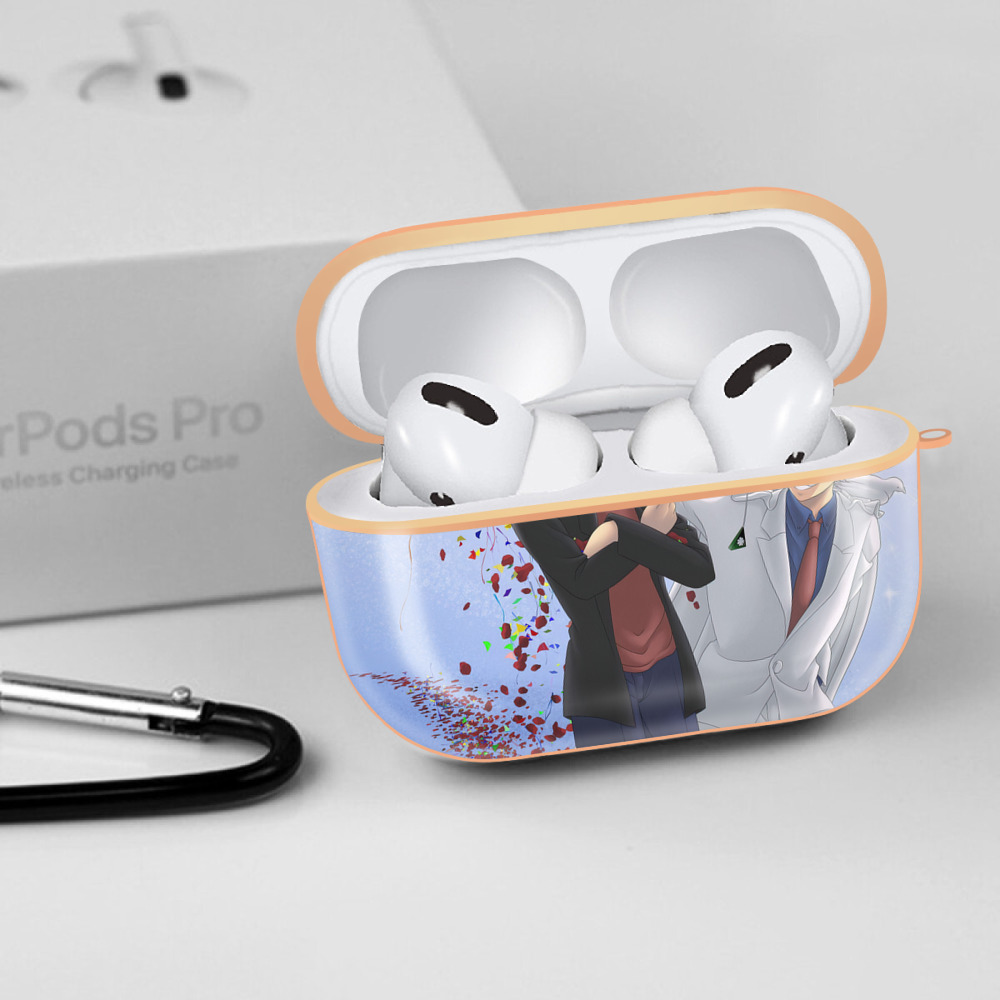 名探偵コナン Detective Conan 【AirPods Pro用】ハードシェル保護ケース｜耐衝撃・防指紋・カラビナ付き商品仕様