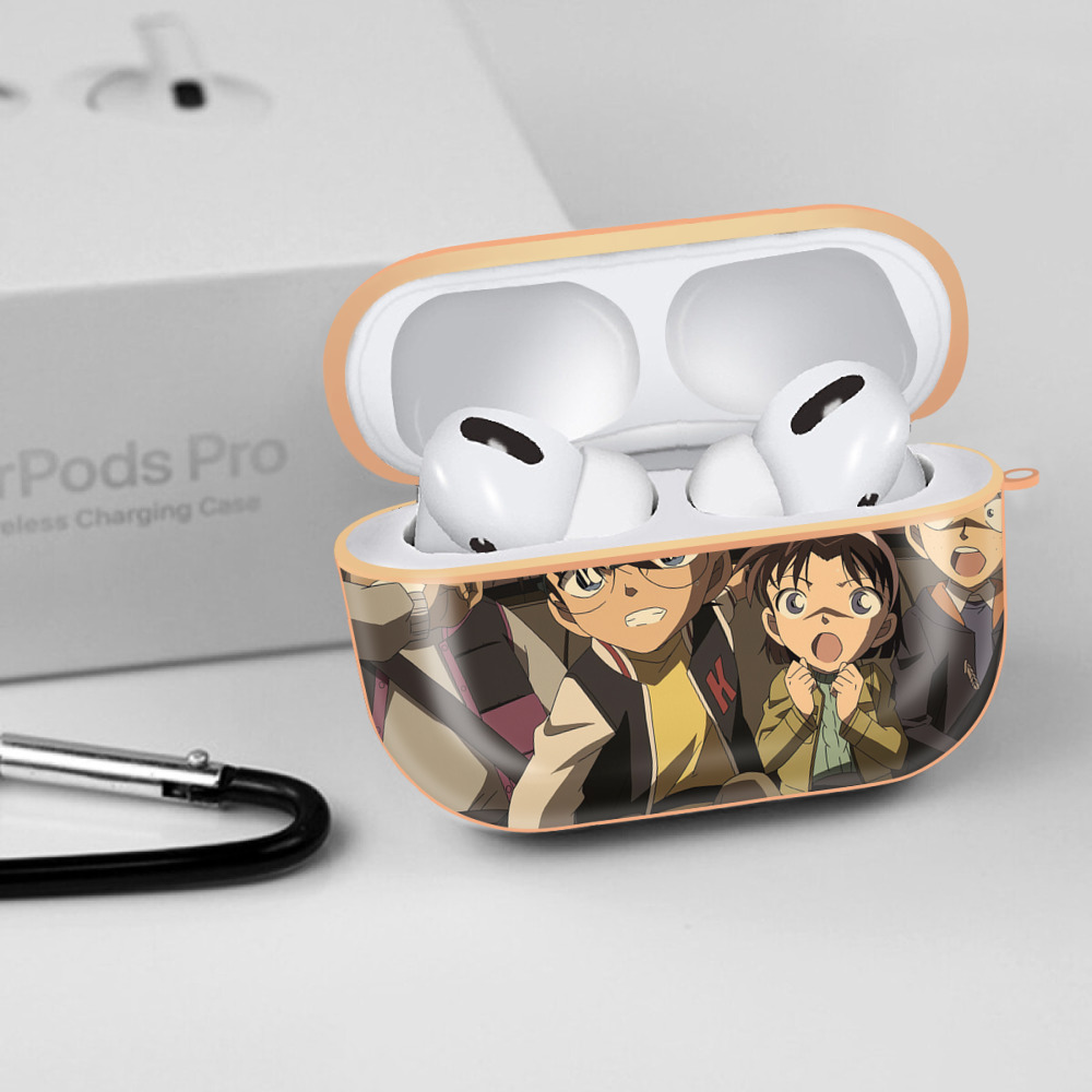 名探偵コナン Detective Conan 【AirPods Pro用】ハードシェル保護ケース｜耐衝撃・防指紋・カラビナ付き商品仕様