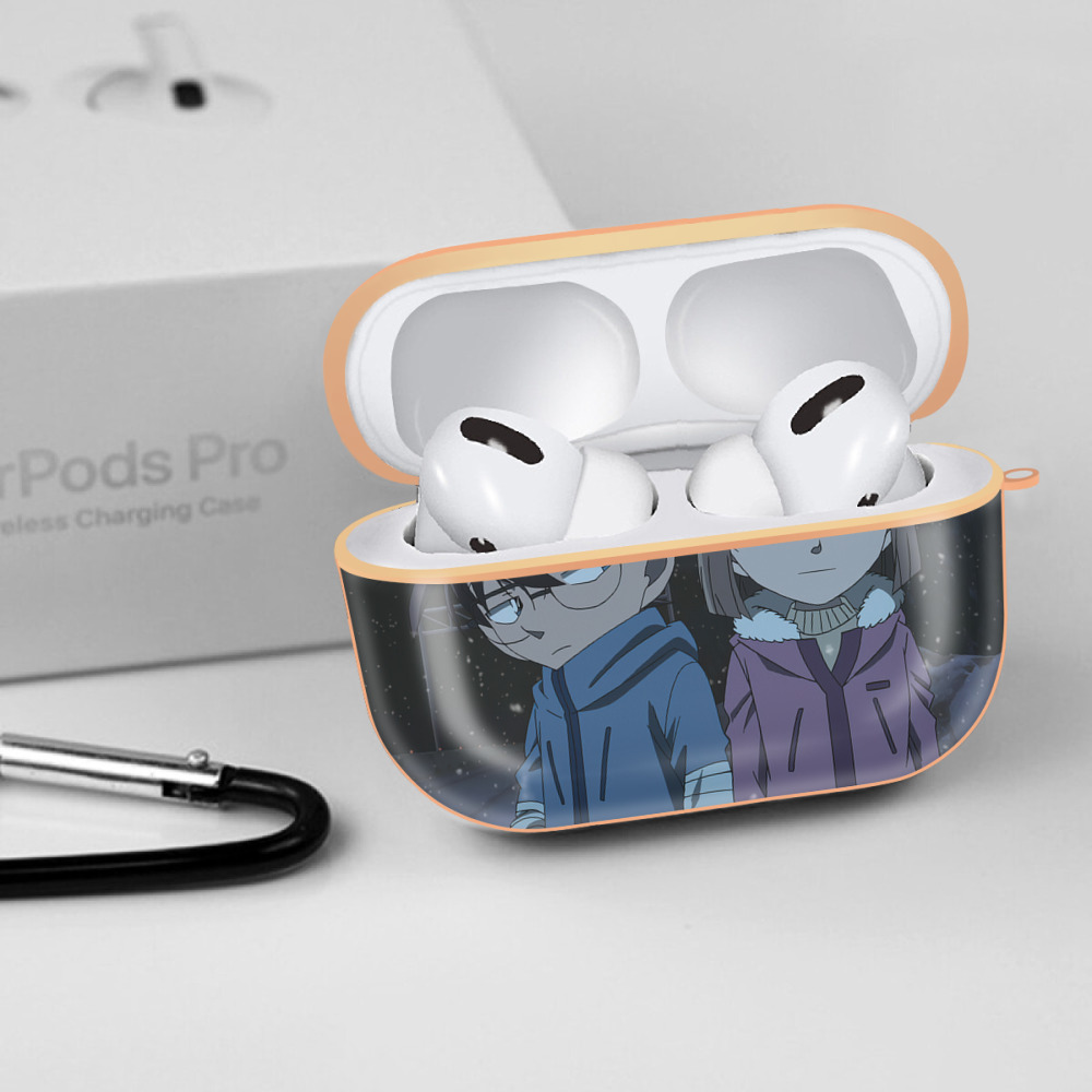 名探偵コナン Detective Conan 【AirPods Pro用】ハードシェル保護ケース｜耐衝撃・防指紋・カラビナ付き商品仕様