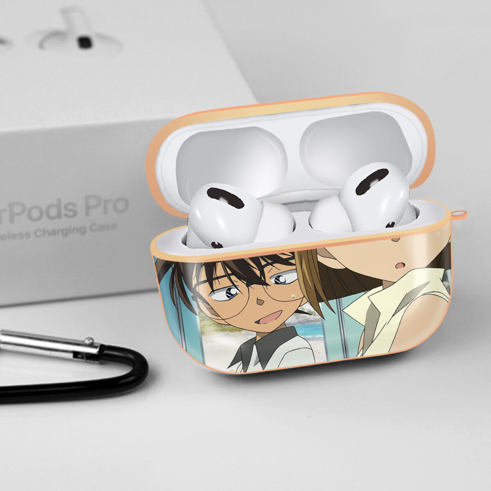 名探偵コナン Detective Conan 【AirPods Pro用】ハードシェル保護ケース｜耐衝撃・防指紋・カラビナ付き商品仕様