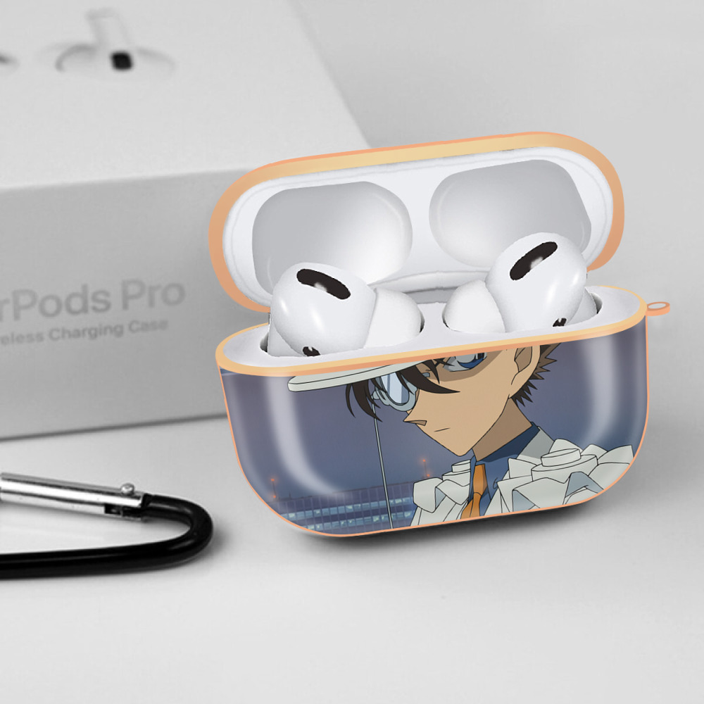 名探偵コナン Detective Conan 【AirPods Pro用】ハードシェル保護ケース｜耐衝撃・防指紋・カラビナ付き商品仕様