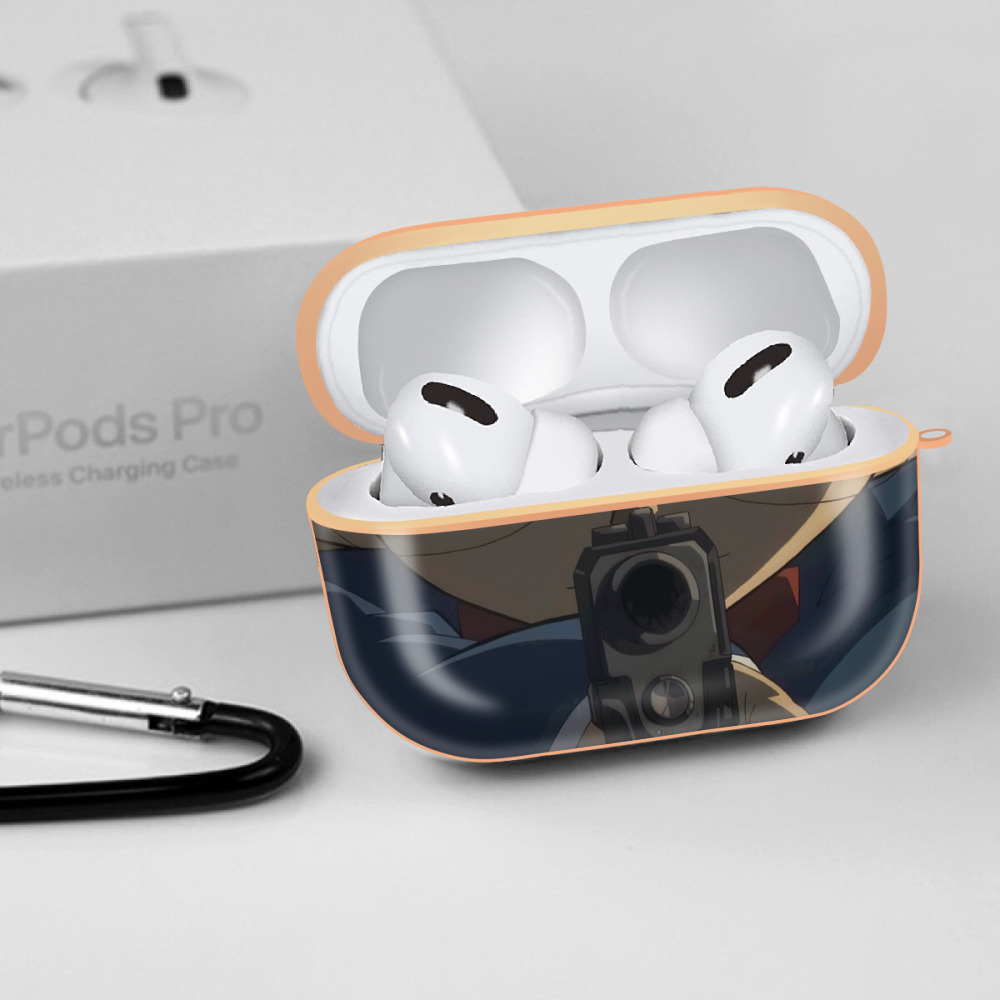 名探偵コナン Detective Conan 【AirPods Pro用】ハードシェル保護ケース｜耐衝撃・防指紋・カラビナ付き商品仕様