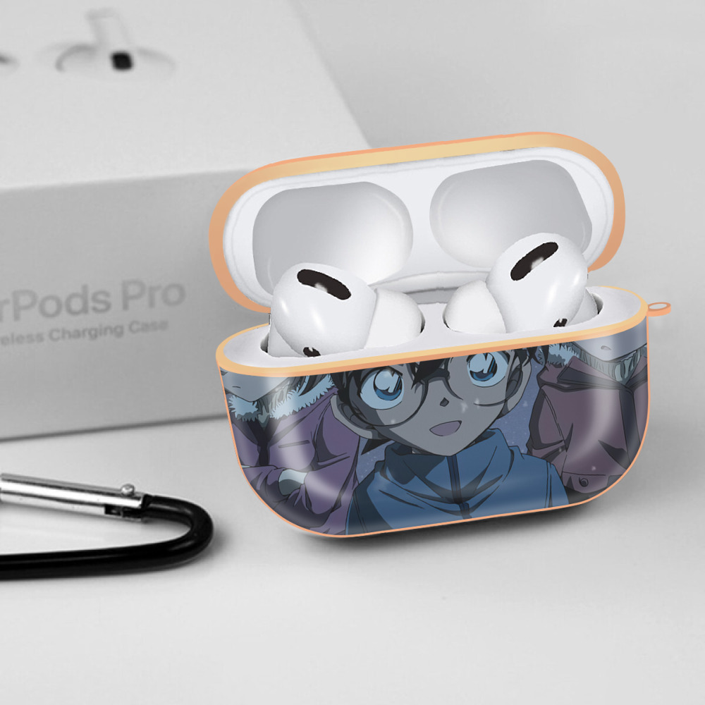 名探偵コナン Detective Conan 【AirPods Pro用】ハードシェル保護ケース｜耐衝撃・防指紋・カラビナ付き商品仕様